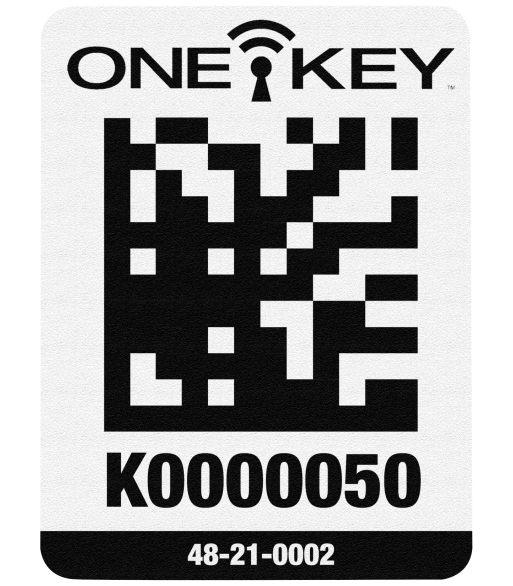 One-Key ID-mærker store t/plast AIDTLP-100, 100stk