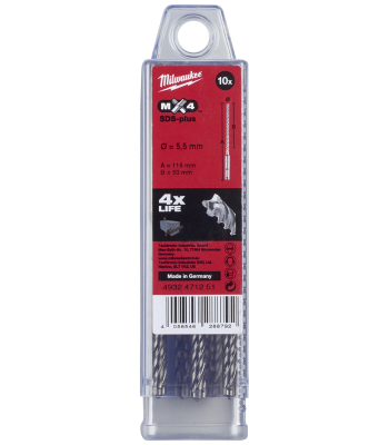 Hammerbor SDS+ MX4 5,5×115mm pk/10