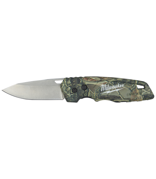 Foldekniv Fastback m/fast blad, camouflage