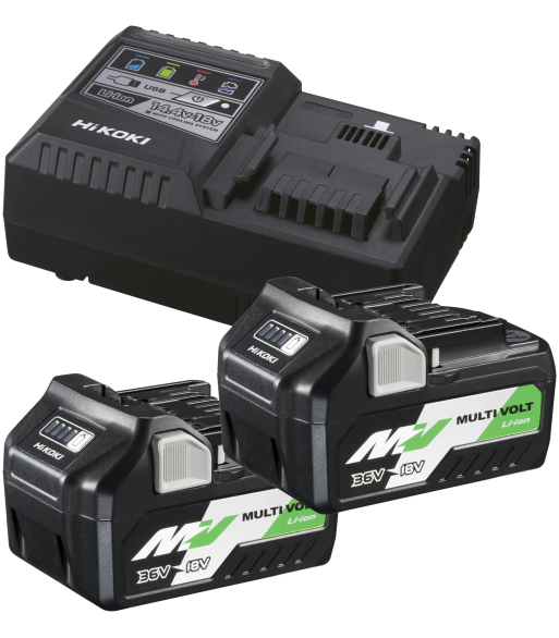 Batteripakke 2×BSL36A18 multivolt + lader UC18YSL3