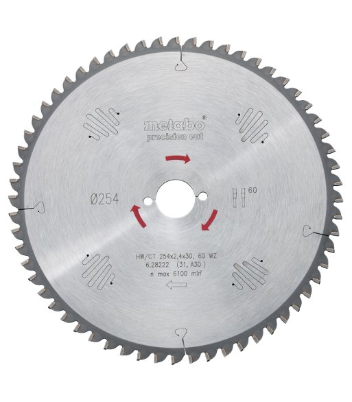 Rundsavklinge til træ 160×1,6×16mm HW/CT Z24 WZ