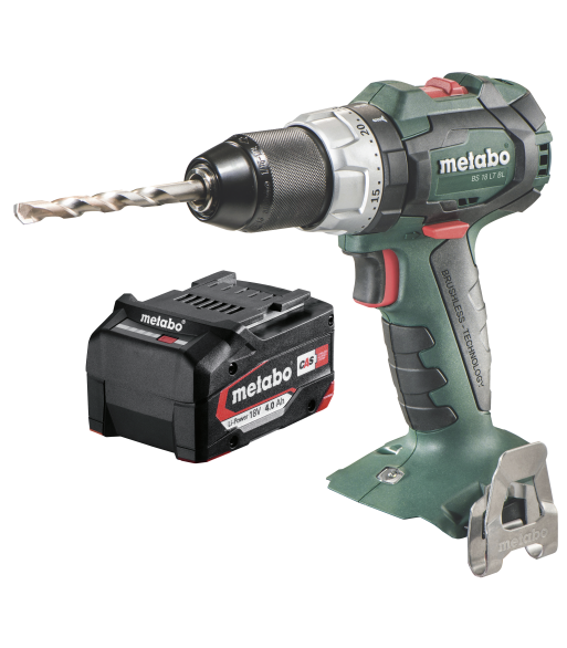 Metabo sampak: BS18 LT BL solo + batteri 18V/4,0Ah