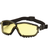 Pyramex V2G sikk.brille sort stel/gul antidug glas