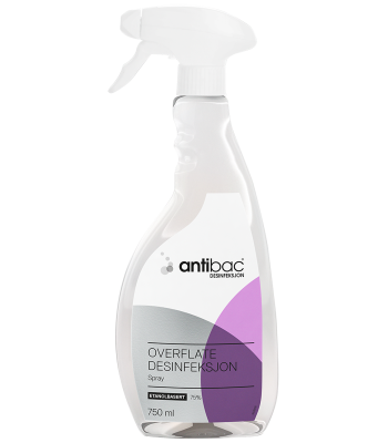 Antibac overfladedesinfektion 75%, spray 750ml