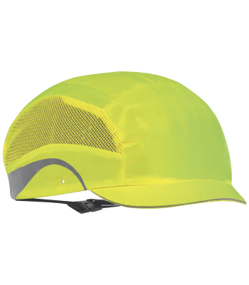 JSP Aerolite bump cap hi-vis gul, one size