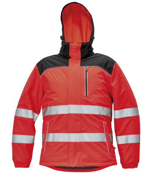 Knoxfield vinterjakke Hi-viz rød st. 3XL