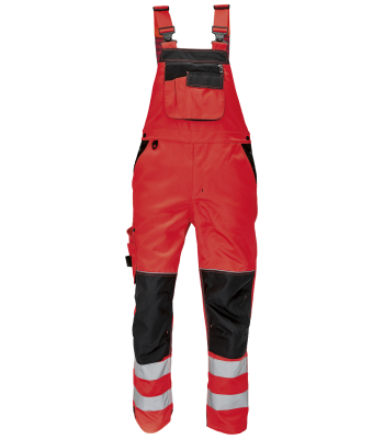 Knoxfield overalls Hi-viz rød st. 60