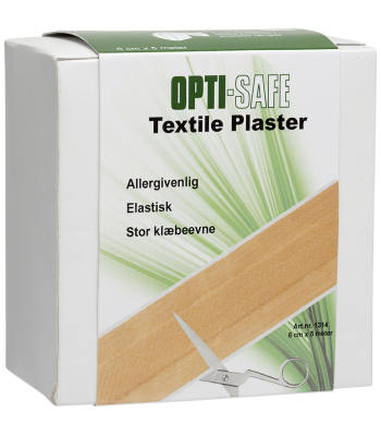 Opti-Safe plaster elastisk tekstil 6cm × 5m