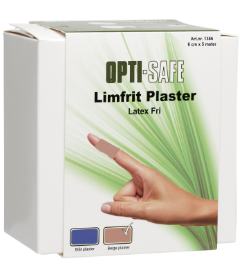 Opti-Safe plaster limfrit beige 6cm×5m