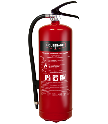 Housegard pulverslukker 6kg PE6HR-A, 55A-233B-C