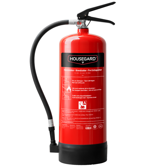 Housegard vandslukker 6ltr WE6HO-A, 21A