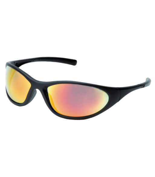 Pyramex Zone 2 sikk.brille sort stel/orange glas