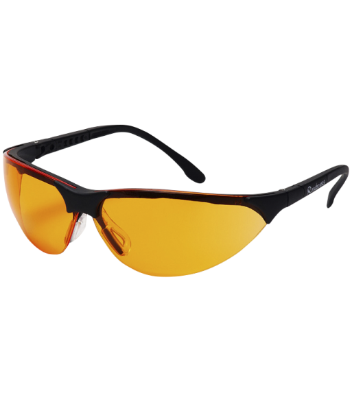 Pyramex Rendezvous sikk.brille sort/orange glas