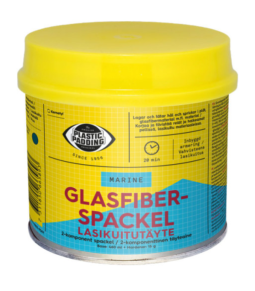 Plastic Padding Glasfiberspartel, 460ml