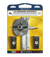 Tecnoseal alu anode kit til Mercury f30-f40-f60