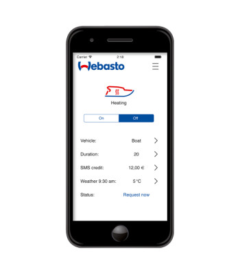 Webasto ThermoConnect TCON2 - app styring