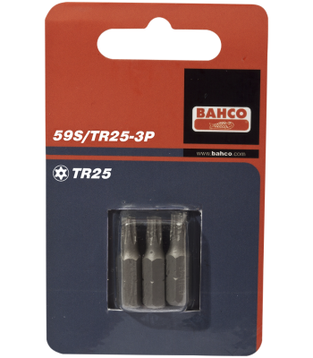 Bits 1/4" TX10×25 mm pk/3