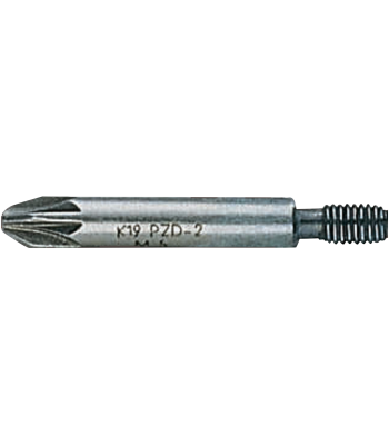 Bits 1/4" PZ2×44,5 mm m/gevind