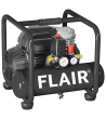 Flair kompressor lydsvag 1,5hk 70 ltr/min oliefri