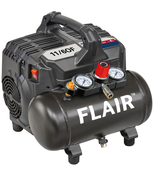 Flair 11/6OF kompressor 1,0HK 70 ltr/min 230V