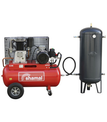 Shamal S55/90 kompr. 540l/m 5,5HK 400V + tank 90lt