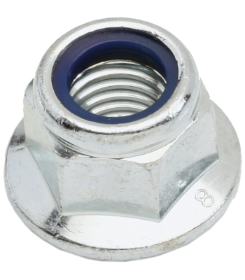 Låsemøtrik m/flange DIN6926 A2 M10, pk/100