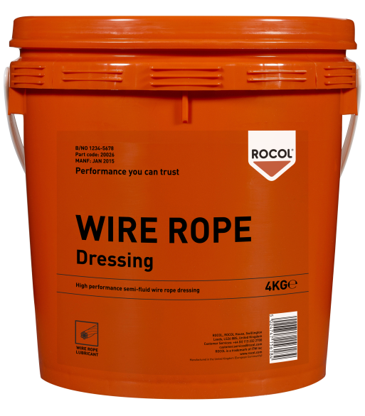 Wire Rope Dressing wiresmøremiddel 4kg