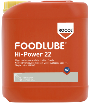 Foodlube Hi-Power 22 fuldsynt. hydraulikolie 5ltr