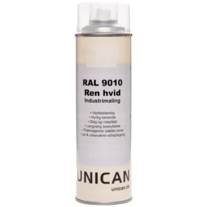 Unican spray hvid Ral 9010